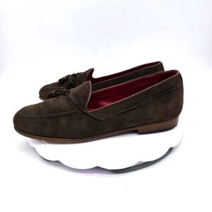 Alan Payne Shoes Men's 9 Loafers Slip On Brown